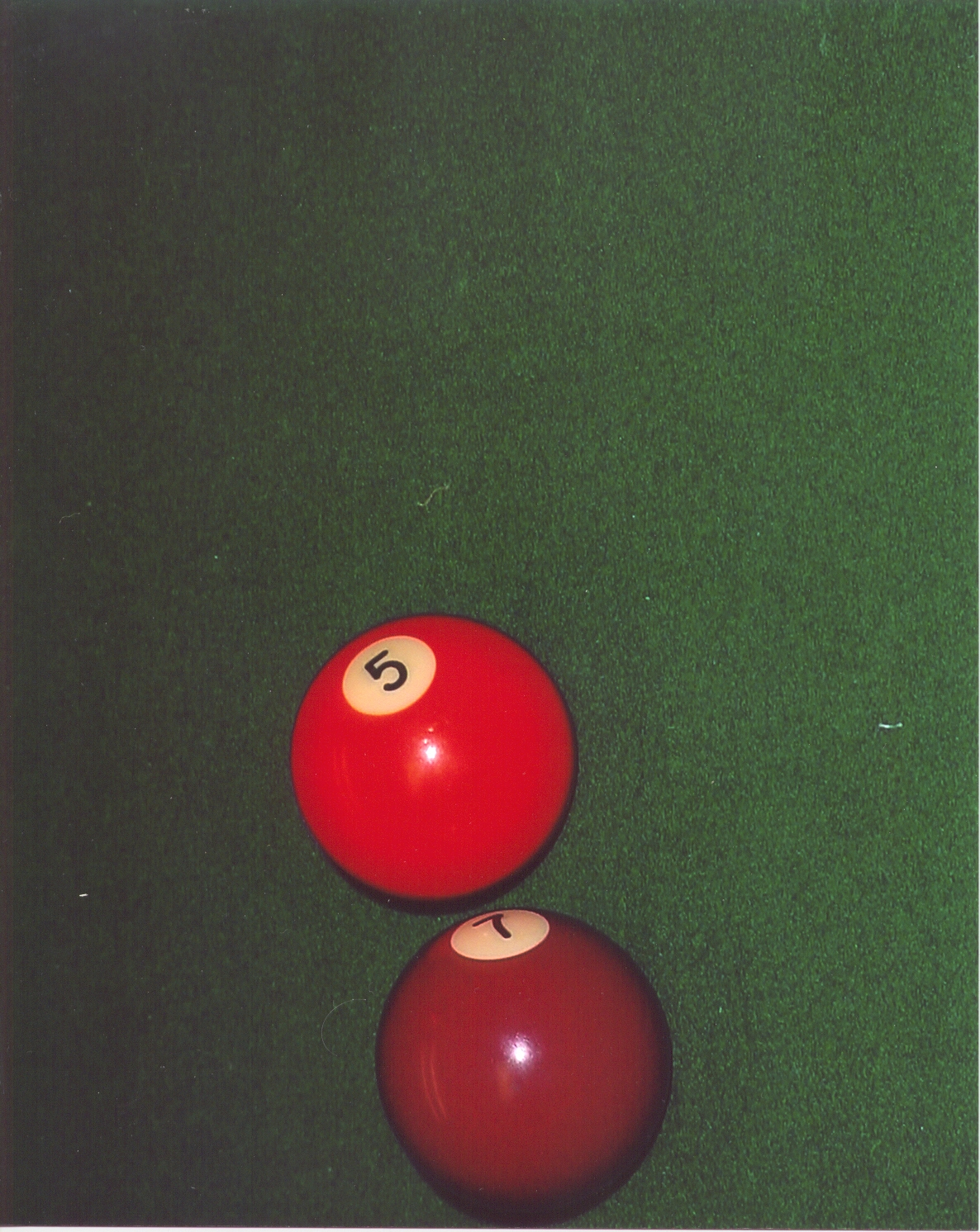 pool balls colliding